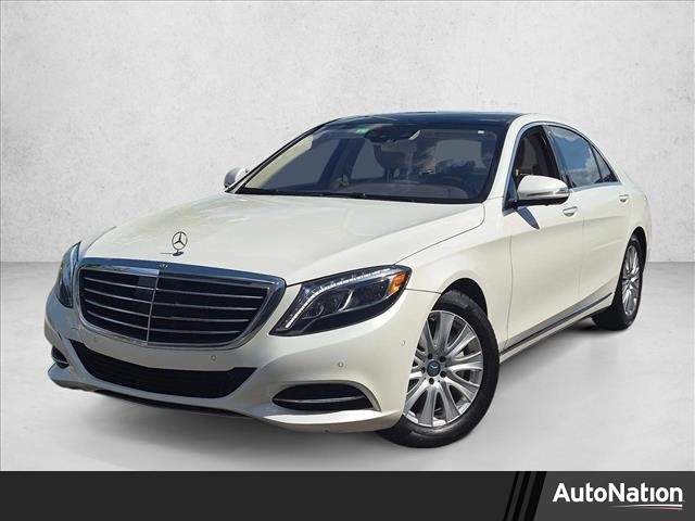 Designo Diamond White 2015 Mercedes-Benz S-Class S 550 Sedan Rear-Wheel Drive Automatic