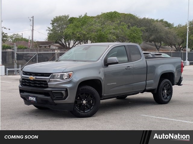 Gray (Satin Steel Metallic) 2022 Chevrolet Colorado LT Extended Cab RWD Pickup Truck 4X2 6-Speed Automatic
