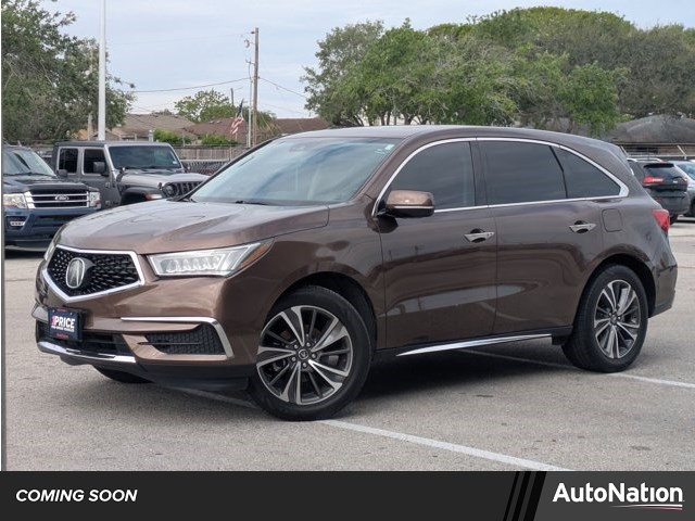 Brown (Canyon Bronze Metallic) 2019 Acura MDX FWD with Technology Package SUV / Crossover Front-Wheel Drive Automatic