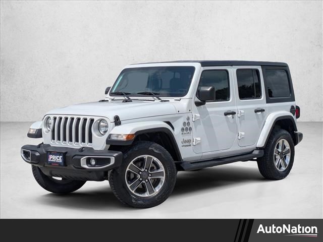 Bright White Clearcoat 2019 Jeep Wrangler Unlimited Sahara 4WD SUV / Crossover Four-Wheel Drive 8-Speed Automatic