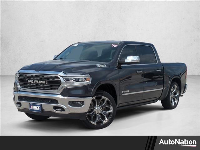 Gray (Maximum Steel Metallic Clearcoat) 2019 RAM 1500 Limited Crew Cab RWD Pickup Truck 4X2 8-Speed Automatic