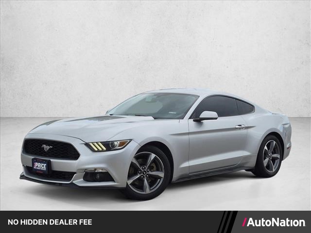 Ingot Silver Metallic 2016 Ford Mustang EcoBoost Coupe RWD Coupe Rear-Wheel Drive 6-Speed Automatic
