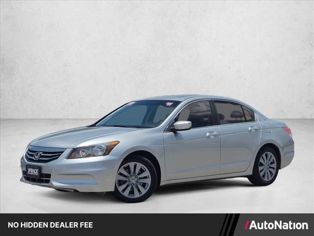 Alabaster Silver Metallic 2011 Honda Accord Sedan Front-Wheel Drive 5-Speed Automatic