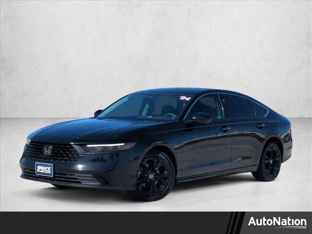 Crystal Black Pearl 2024 Honda Accord EX FWD Sedan Front-Wheel Drive Automatic