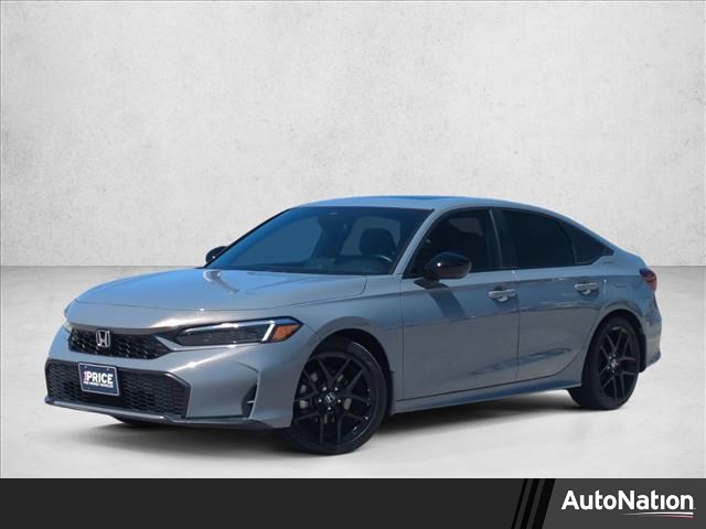 Urban Gray Pearl 2025 Honda Civic Hybrid Sport Sedan FWD Sedan Front-Wheel Drive Automatic