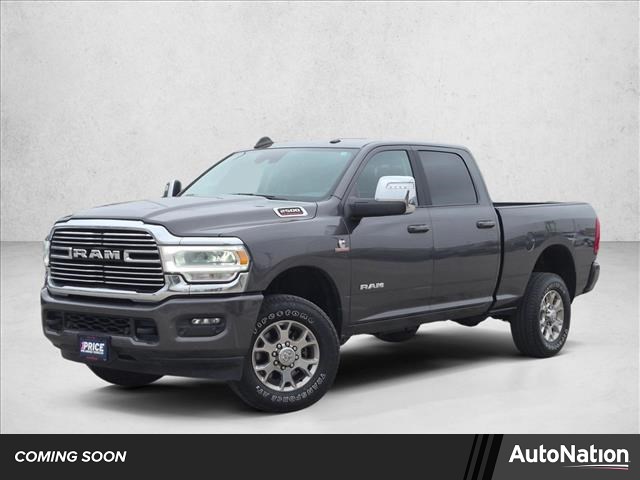 Gray (Granite Crystal Metallic Clearcoat) 2024 RAM 2500 Laramie Crew Cab 4WD Pickup Truck Four-Wheel Drive 6-Speed Automatic