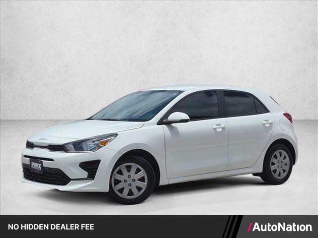 Clear White 2023 Kia Rio5 Wagon Front-Wheel Drive Automatic