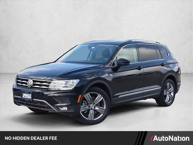 Deep Black Pearl 2021 Volkswagen Tiguan SUV / Crossover Front-Wheel Drive 8-Speed Automatic
