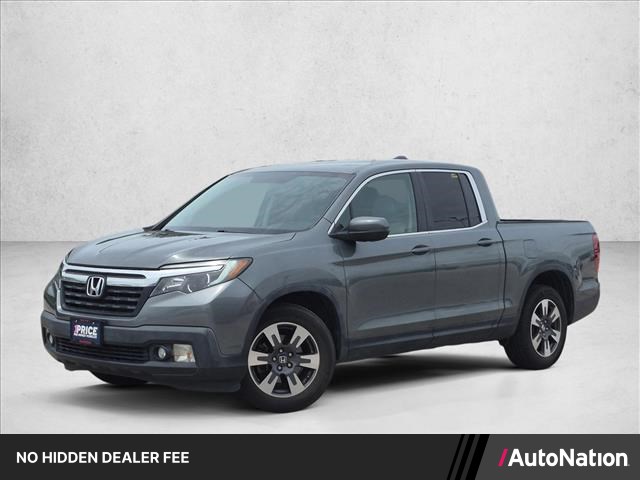 Silver/Gray 2017 Honda Ridgeline Pickup Truck Front-Wheel Drive 6-Speed Automatic