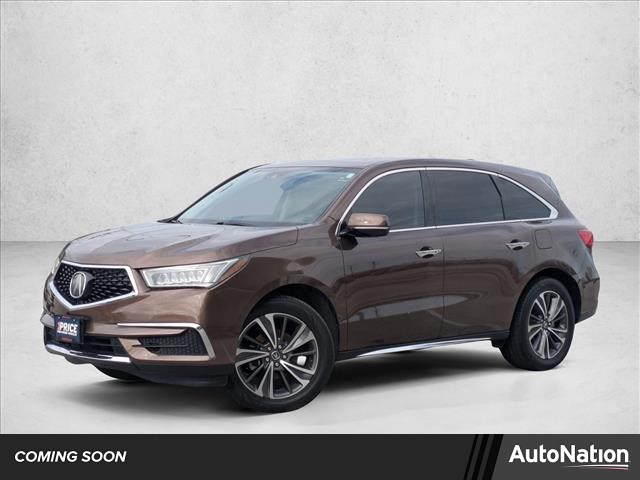 Brown (Canyon Bronze Metallic) 2019 Acura MDX FWD with Technology Package SUV / Crossover Front-Wheel Drive Automatic