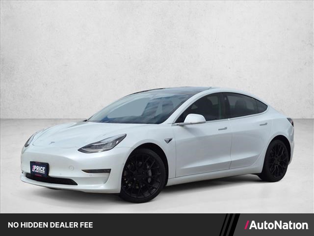 Pearl White Multi-Coat 2020 Tesla Model 3 Performance AWD Sedan All-Wheel Drive Automatic