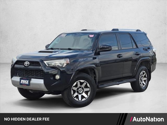 Midnight Black Metallic 2016 Toyota 4Runner SUV / Crossover Four-Wheel Drive Automatic