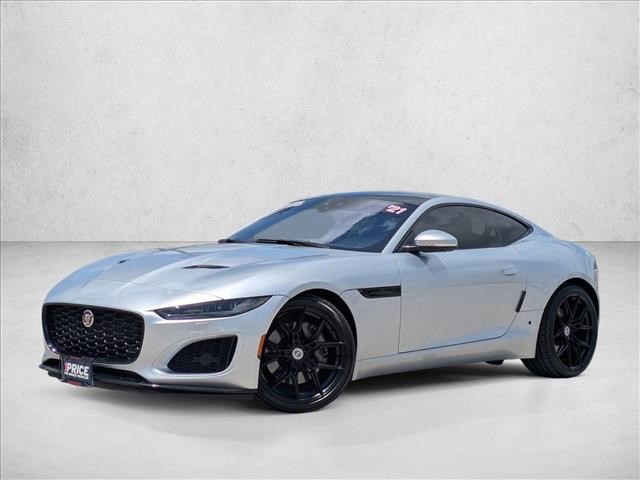 Silver/Gray 2021 Jaguar F-TYPE P300 Coupe RWD Coupe Rear-Wheel Drive 8-Speed Automatic