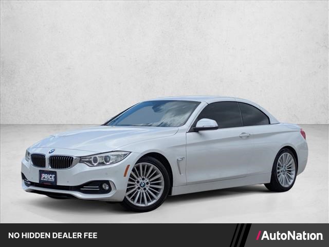 Mineral White Metallic 2015 BMW 4 Series 428i Convertible RWD Convertible Rear-Wheel Drive Automatic