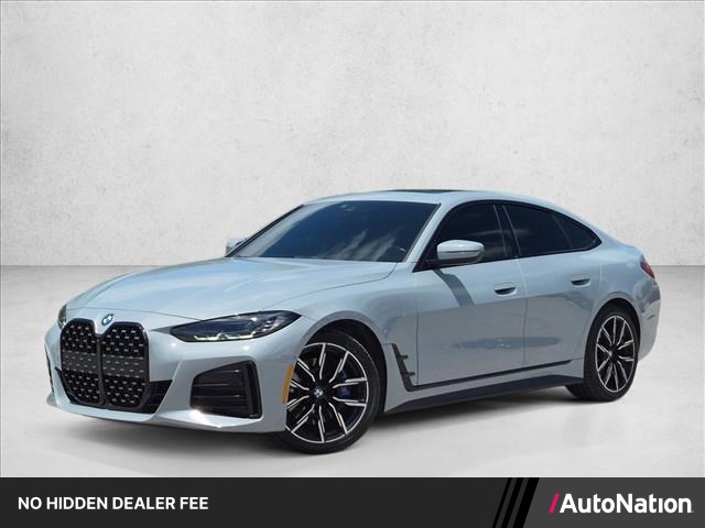Gray (Brooklyn Grey Metallic) 2022 BMW 4 Series 430i Gran Coupe RWD Coupe Rear-Wheel Drive Automatic