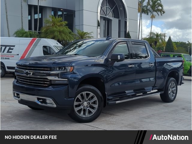 Blue 2019 Chevrolet Silverado 1500 Pickup Truck Four-Wheel Drive Automatic