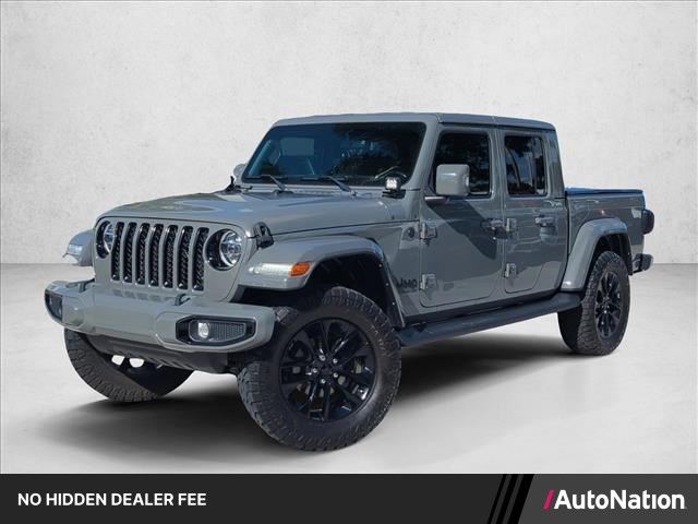 Sting-Gray Clearcoat 2022 Jeep Gladiator Pickup Truck Four-Wheel Drive 8-Speed Automatic