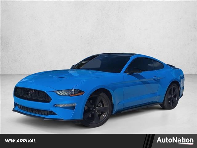Grabber Blue Metallic 2022 Ford Mustang EcoBoost Premium Fastback RWD Coupe Rear-Wheel Drive Automatic
