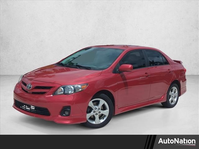 Barcelona Red Metallic 2013 Toyota Corolla S Sedan Front-Wheel Drive Automatic