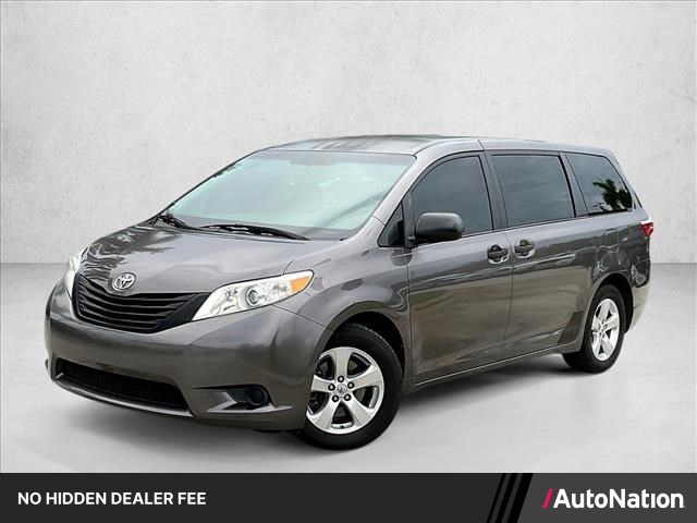 Predawn Gray Mica 2017 Toyota Sienna Minivan Front-Wheel Drive Automatic