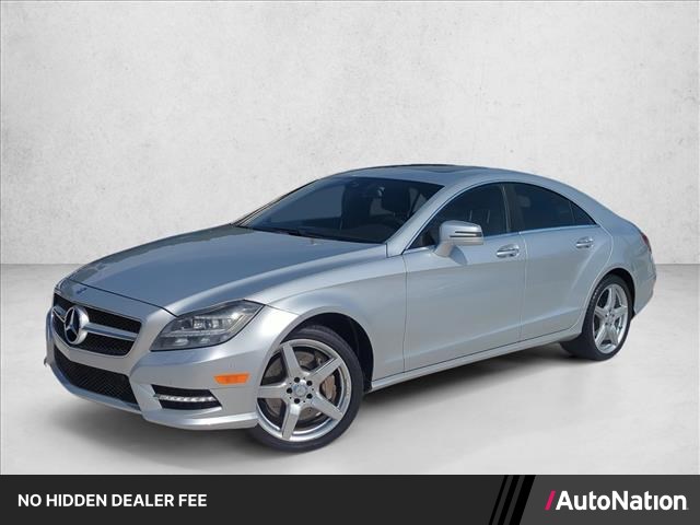Palladium Silver Metallic 2014 Mercedes-Benz CLS 550 Sedan Rear-Wheel Drive Automatic