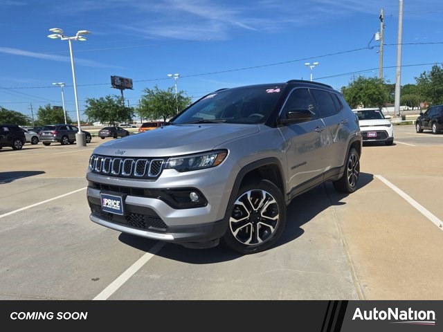 Silver/Gray 2024 Jeep Compass Limited 4WD SUV / Crossover Four-Wheel Drive 8-Speed Automatic