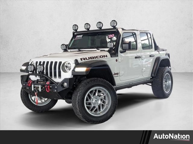 Bright White Clearcoat 2020 Jeep Wrangler Unlimited Rubicon 4WD SUV / Crossover Four-Wheel Drive 8-Speed Automatic