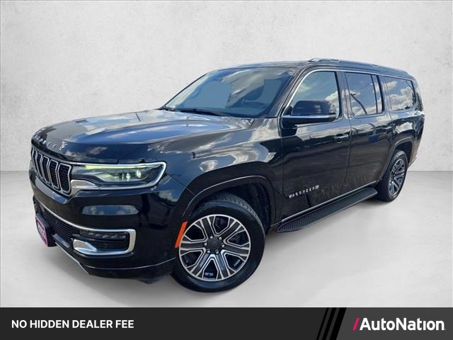Diamond Black Crystal Pearlcoat 2023 Jeep Wagoneer L SUV / Crossover Four-Wheel Drive 8-Speed Automatic