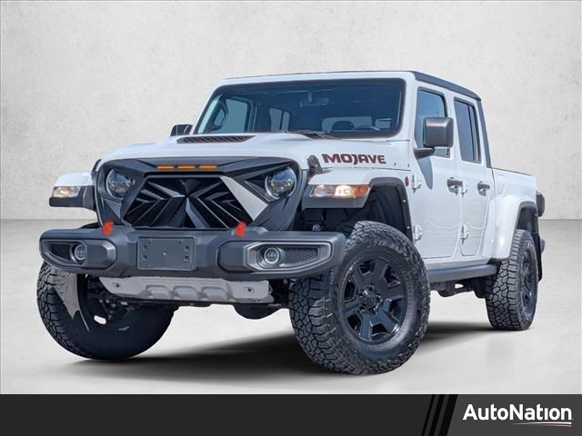 Bright White Clearcoat 2023 Jeep Gladiator Mojave Crew Cab 4WD Pickup Truck Four-Wheel Drive 8-Speed Automatic