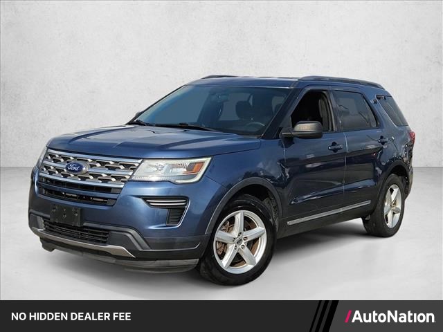 Blue Metallic 2018 Ford Explorer SUV / Crossover Front-Wheel Drive 6-Speed Automatic