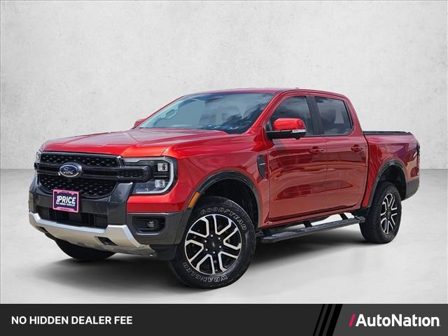 Hot Pepper Red Metallic Tinted Clearcoat 2024 Ford Ranger Pickup Truck Four-Wheel Drive Automatic