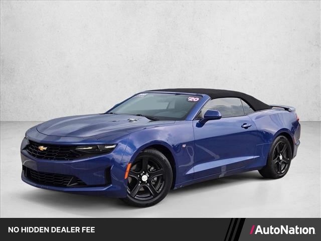 Riverside Blue Metallic 2020 Chevrolet Camaro Convertible Rear-Wheel Drive 8-Speed Automatic