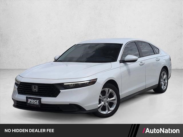 Platinum White Pearl 2023 Honda Accord Sedan Front-Wheel Drive Automatic