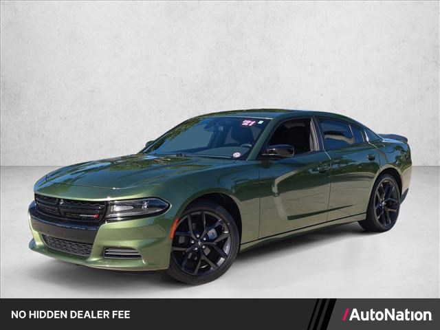 F8 Green 2021 Dodge Charger Sedan Rear-Wheel Drive 8-Speed Automatic