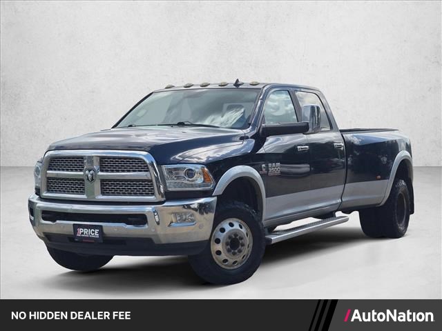 True Blue Pearlcoat 2017 RAM 3500 Laramie Crew Cab LB DRW 4WD Pickup Truck Four-Wheel Drive 6-Speed Automatic