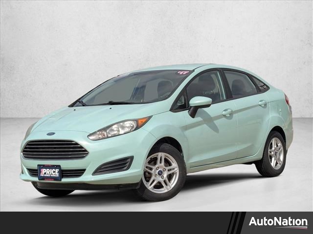 Green (Bohai Bay Mint Metallic) 2017 Ford Fiesta SE Sedan Front-Wheel Drive 6-Speed Automatic