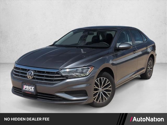 Platinum Gray Metallic 2021 Volkswagen Jetta Sedan Front-Wheel Drive 8-Speed Automatic
