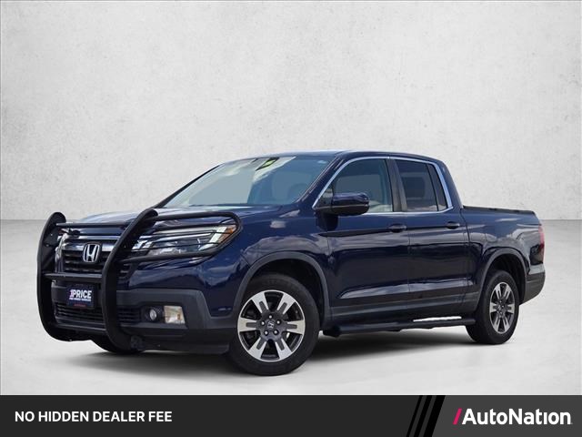 Black (Obsidian Blue Pearl) 2018 Honda Ridgeline Pickup Truck All-Wheel Drive 6-Speed Automatic