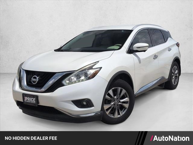 Pearl White 2015 Nissan Murano SUV / Crossover Front-Wheel Drive Automatic