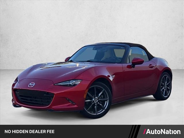 Red 2016 Mazda MX-5 Miata Convertible Rear-Wheel Drive Automatic