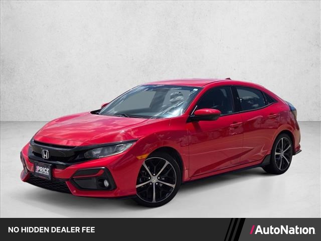 Rallye Red 2020 Honda Civic Hatchback Hatchback Front-Wheel Drive Automatic