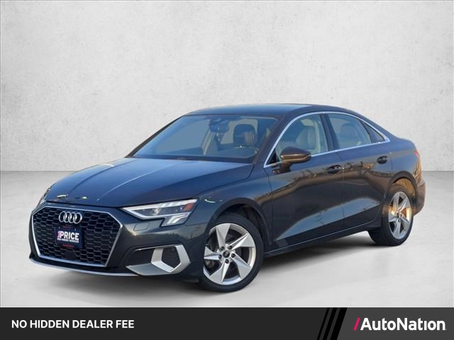 Silver/Gray 2024 Audi A3 Sedan Front-Wheel Drive Automatic