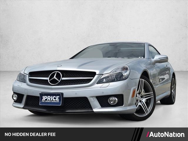 Silver/Gray 2011 Mercedes-Benz SL-Class Convertible Rear-Wheel Drive Automatic