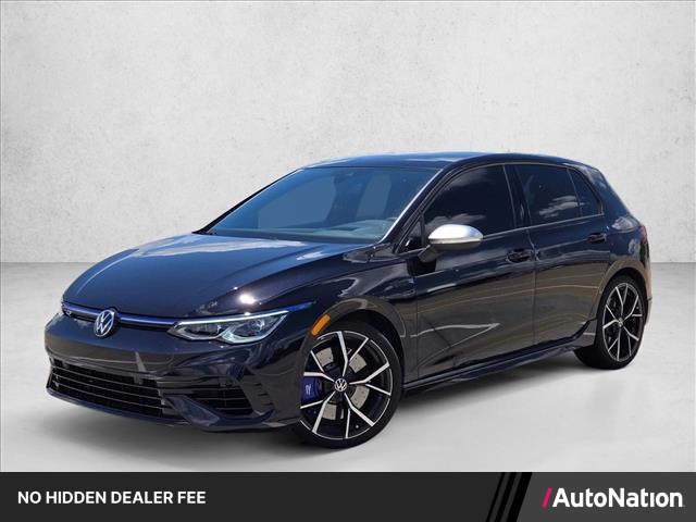 Deep Black Pearl 2023 Volkswagen Golf R Hatchback All-Wheel Drive 7-Speed Automatic