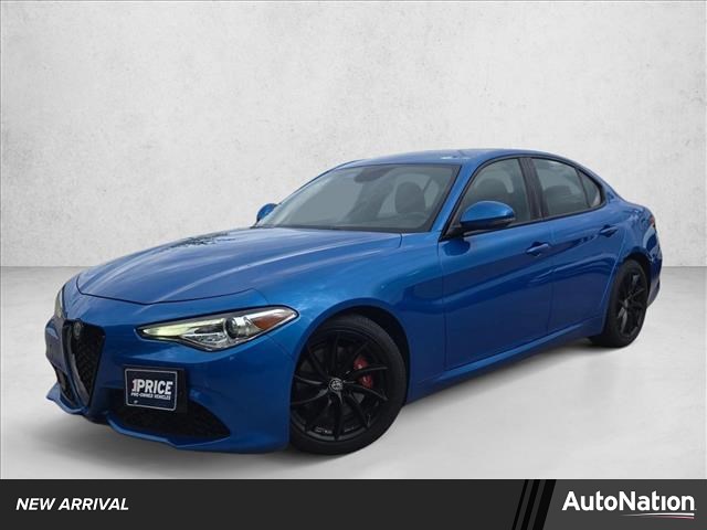 Misano Blue Metallic 2019 Alfa Romeo Giulia Sport RWD Sedan Rear-Wheel Drive 8-Speed Automatic