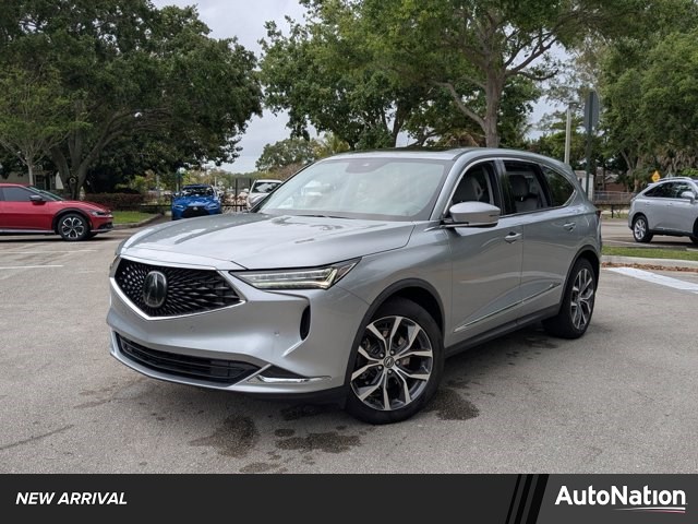 Lunar Silver Metallic 2024 Acura MDX FWD with Technology Package SUV / Crossover Front-Wheel Drive Automatic