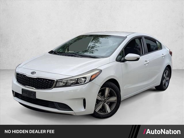 Snow White Pearl 2018 Kia Forte LX Sedan Front-Wheel Drive Automatic