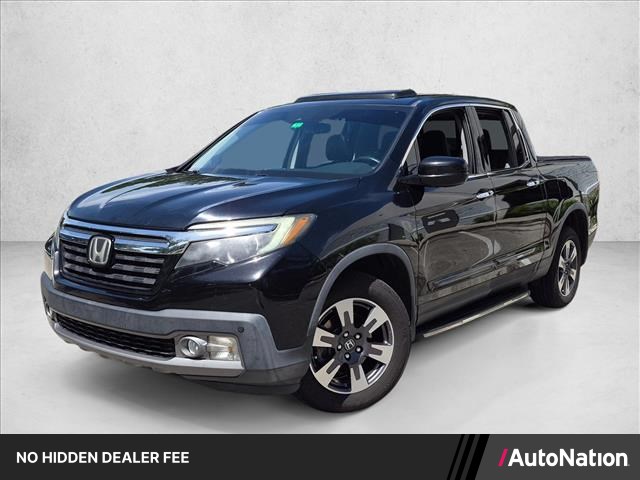 Crystal Black Pearl 2018 Honda Ridgeline Pickup Truck All-Wheel Drive 6-Speed Automatic