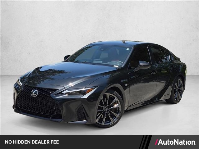 Black (Caviar) 2025 Lexus IS Sedan Rear-Wheel Drive Automatic