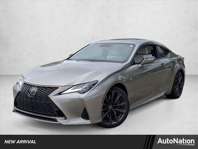 Atomic Silver 2024 Lexus RC 350 F Sport RWD Coupe Rear-Wheel Drive Automatic